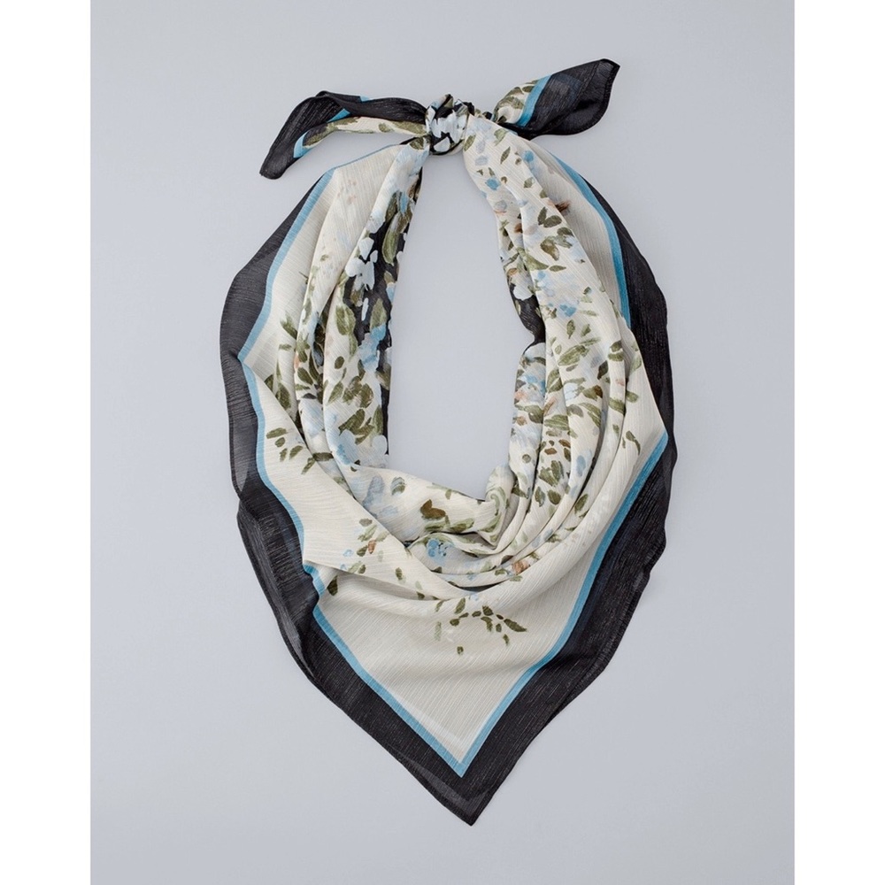 WHBM FLORAL PRINT SCARF